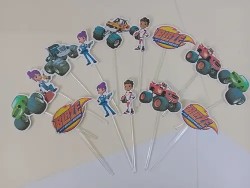 Toppers para Docinhos Blaze e os Monster Machines