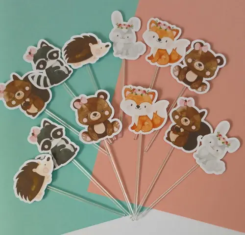 Toppers para Docinhos Bosque Encantado 2