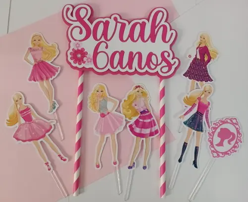 Topo de Bolo/cake Toppers Barbie