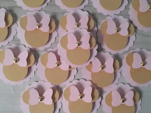 Apliques Minnie Rosa Tag