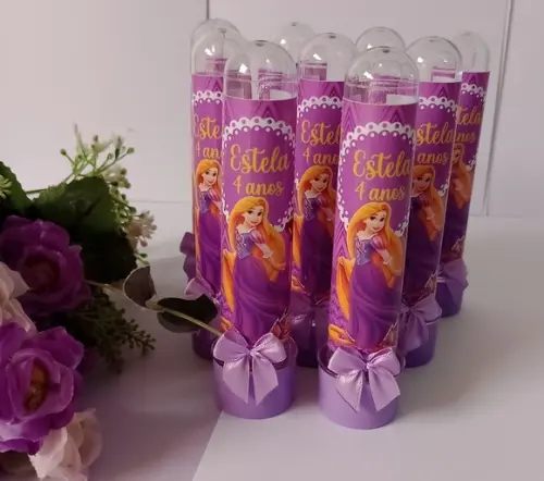 Tubetes Personalizados Princesa Rapunzel