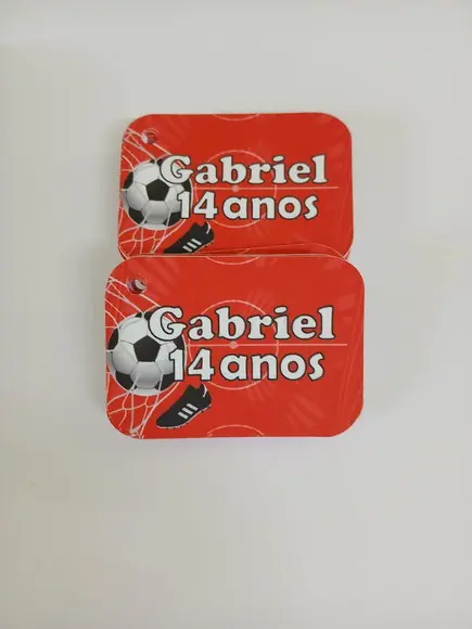 Tag de Agradecimento Personalizada Time de Futebol 2
