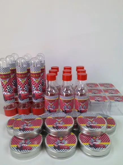 Kit Personalizado 40 Pçs - Carros Disney