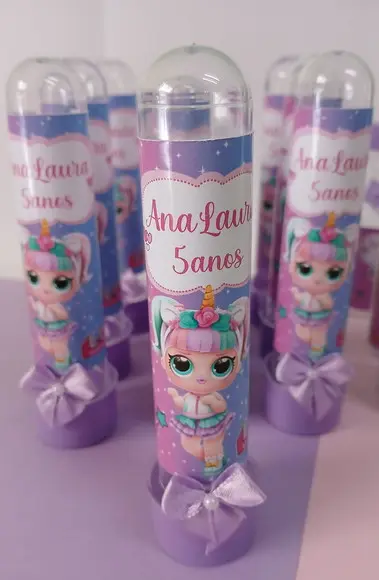 Tubetes Personalizados Lol Unicórnio 2
