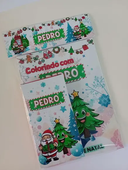 Kit Livrinho para Colorir Natal 2