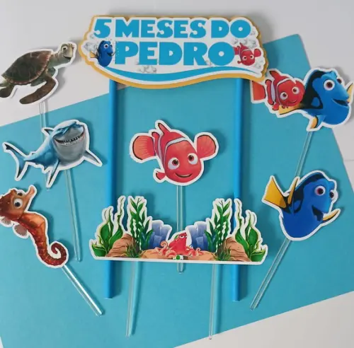 Topo de Bolo/cake Topper Procurando Nemo