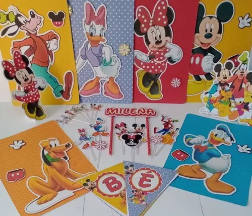 Kit Festa Só Um Bolinho Turma do Mickey 3