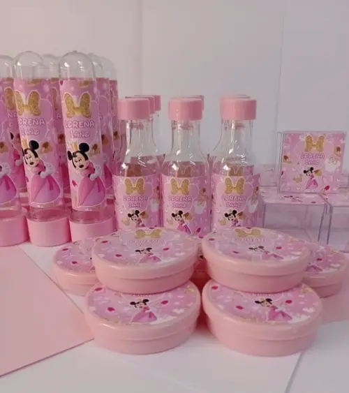 Kit Personalizado Minnie Princesa- 80 Peças