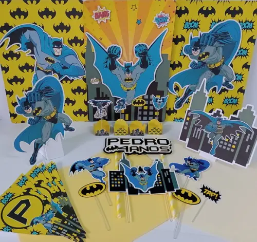 Kit Festa Só Um Bolinho Batman