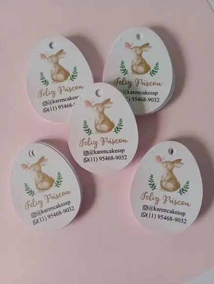 Tags Páscoa Personalizadas
