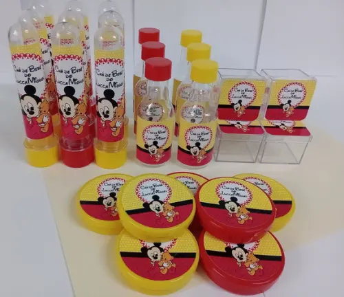 Kit Personalizado Mickey Baby 2- 80 Peças