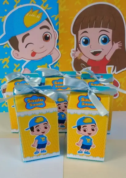 Caixa Milk Personalizada Luccas Neto