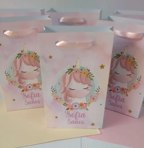 Sacolinha Personalizada Unicórnio 2