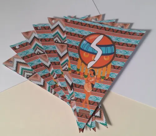 Bandeirolas Princesa Pocahontas