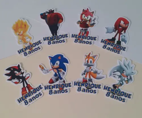 Apliques para Tubetes Sonic