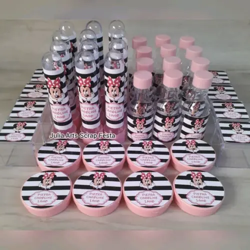 Kit Personalizado Minnie- 80 Peças