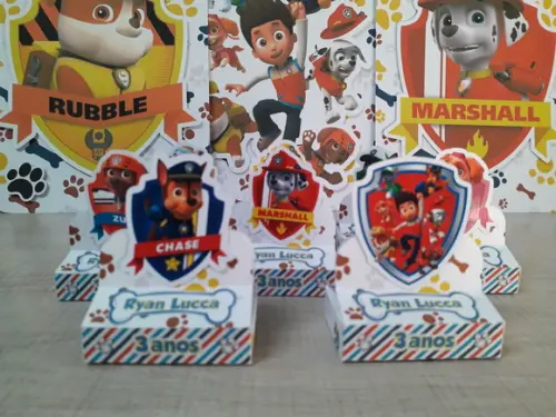 Caixa Bis Personalizada Patrulha Canina