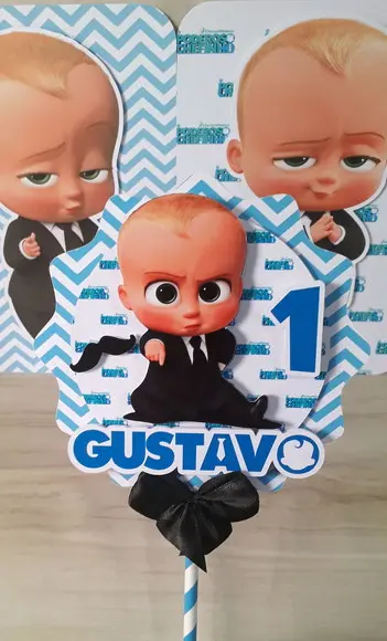 Topo de Bolo/Cake Topper O Poderoso Chefinho 2