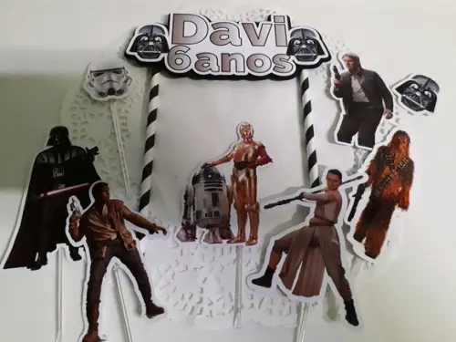 Topo de Bolo/cake Topper Star Wars 2