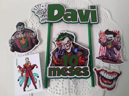 Topo de Bolo/Cake Topper Coringa