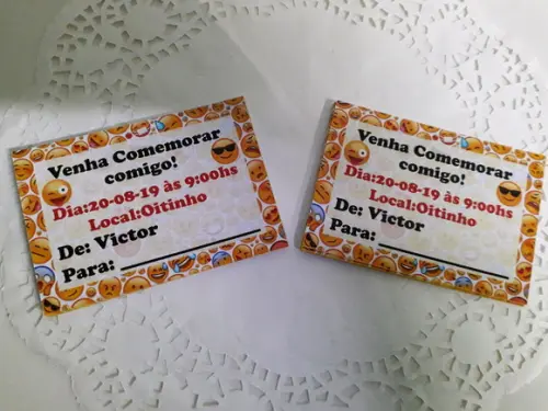 Convite Personalizado Emotions