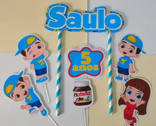 Topo de Bolo/Cake Topper Luccas Neto 1