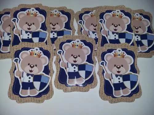 Tag Ursinho Realeza em Scrap