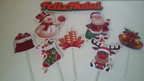 Topo De Bolo/cake Topper Natal