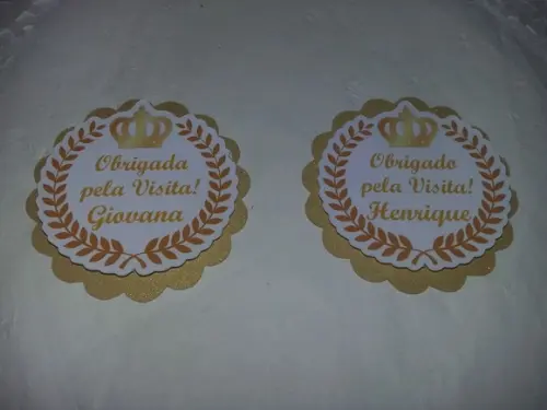 Tags Personalizada Realeza