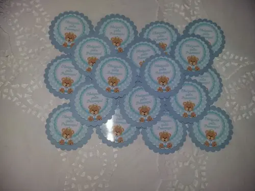 Tags Personalizadas Ursinho Realeza