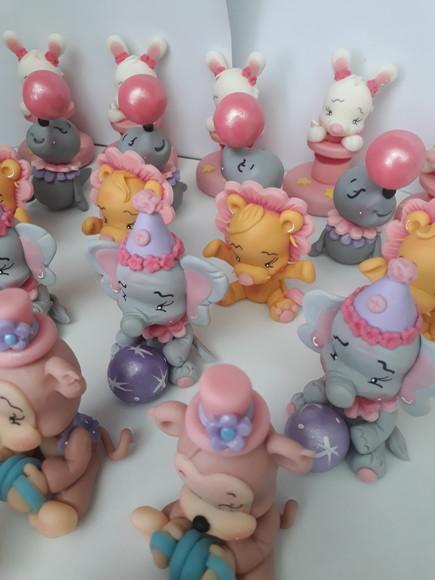 Aplique Circo Rosa Lembrancinha