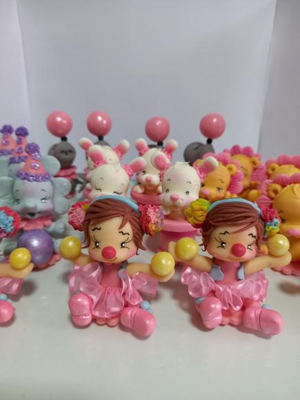 Aplique Circo Rosa Lembrancinha
