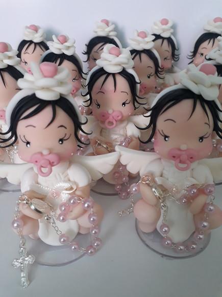Lembrancinha de Batizado Menina c Terço