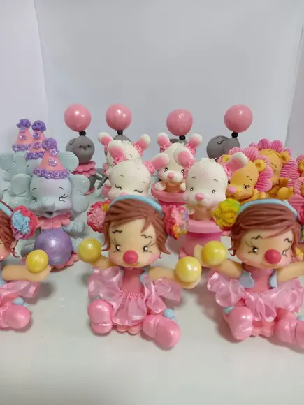 Aplique Circo Rosa Lembrancinha