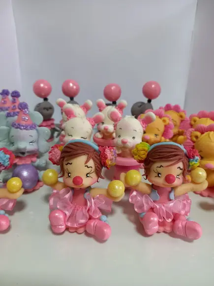Aplique Circo Rosa Lembrancinha