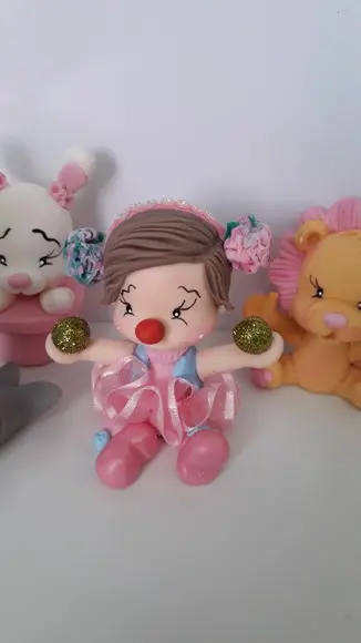 Aplique Circo Rosa Lembrancinha