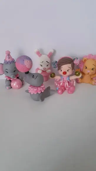 Aplique Circo Rosa Lembrancinha