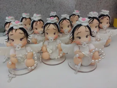Lembrancinha de Batizado Menina c Terço