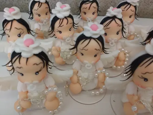 Lembrancinha de Batizado Menina c Terço
