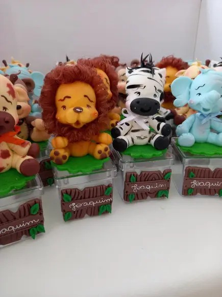 Lembrancinha Safari Baby Caixinha