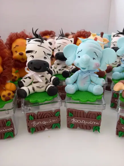 Lembrancinha Safari Baby Caixinha