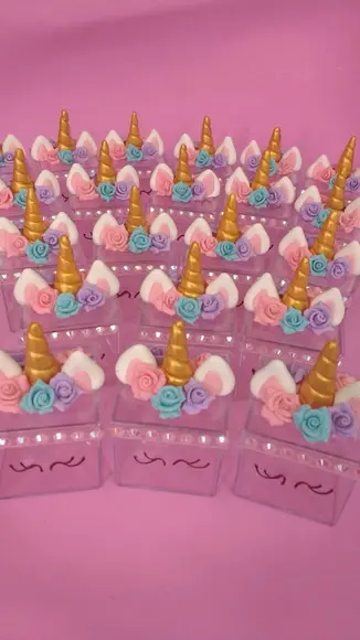 Lembrancinha Unicórnio Caixinha
