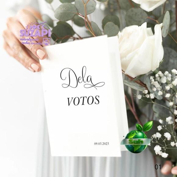 2 Votos de Casamento Minimalista