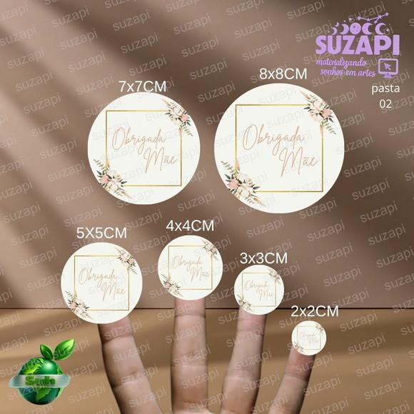 Cartela de Adesivos Personalizados (leia a Descrição)