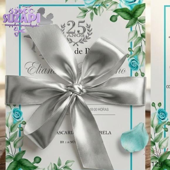 Convite Bodas de Prata Exclusivo