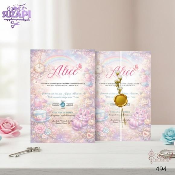 Convite de 15 Anos Alice no Pais das Maravilhas Especial