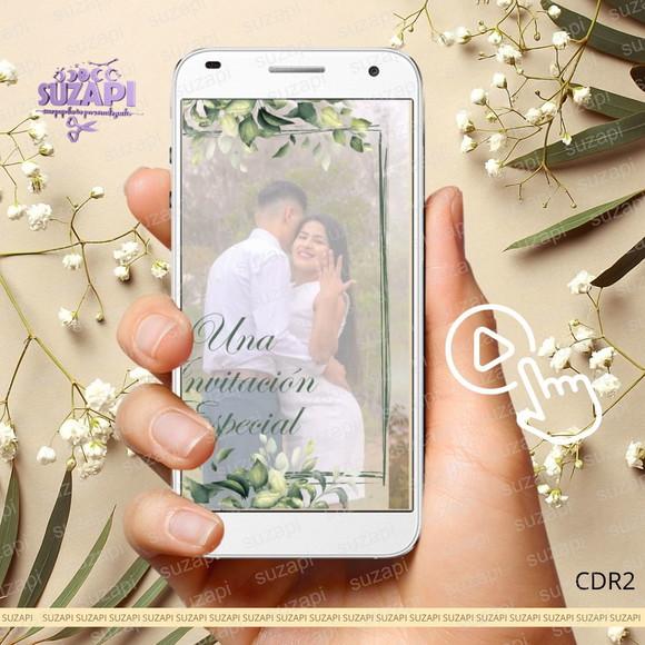 Convite de Casamento Interativo Mais Video
