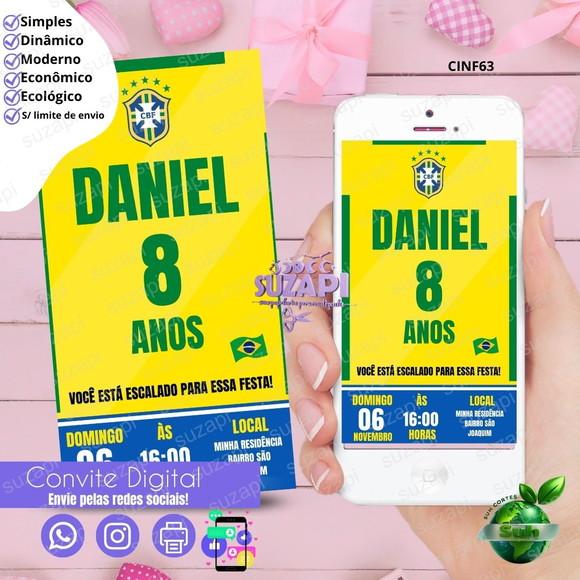 Convite Futebol Digital Virtual Whatsapp