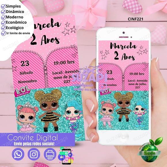 Convite Lol Digital Virtual Whatsapp