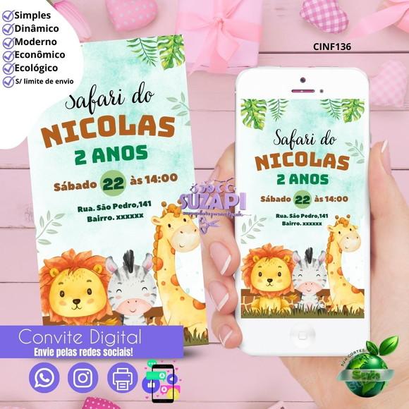 Convite Safari Digital Virtual Whatsapp